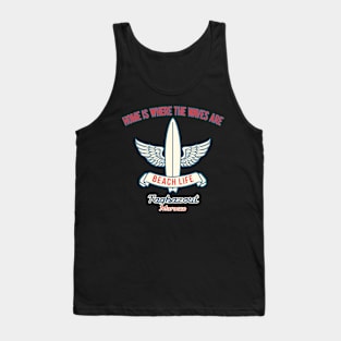 Taghazout surf slogan Tank Top